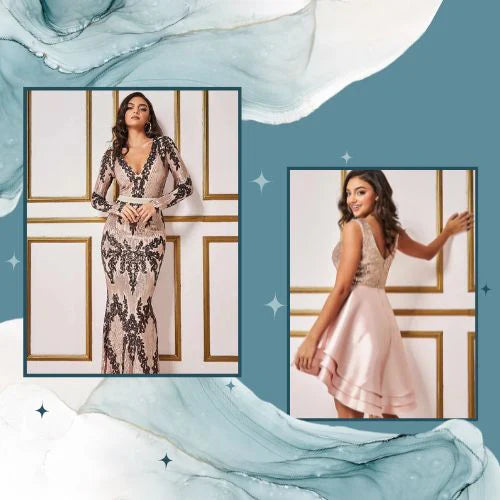 The perfect champagne dress for bridesmaids and all glamorous events