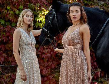 goddiva bridesmaid dresses Elegant Blush Flower Girl Dress with Slit & Long Sleeves main image 0