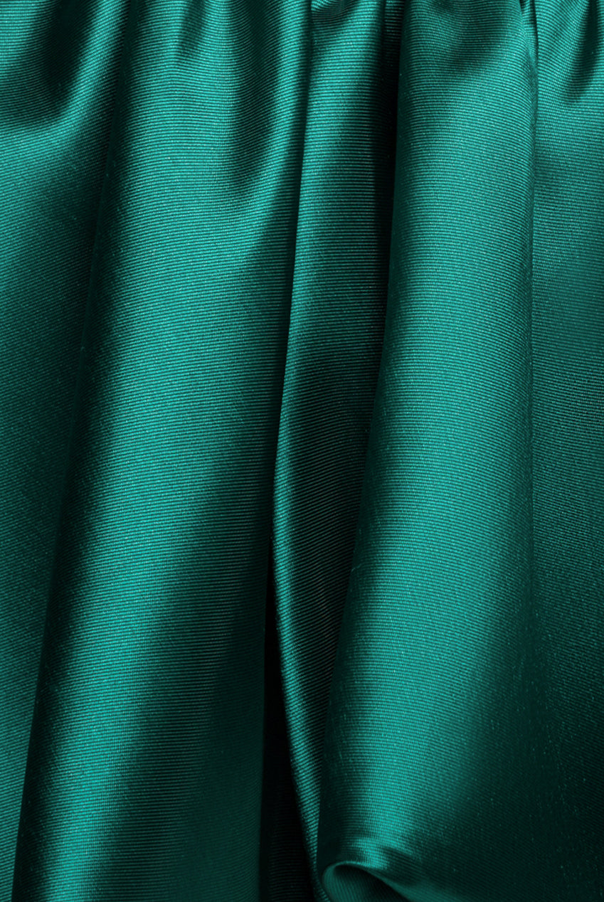 Goddiva Corset Boobtube Babydoll Mini Dress - Emerald Green