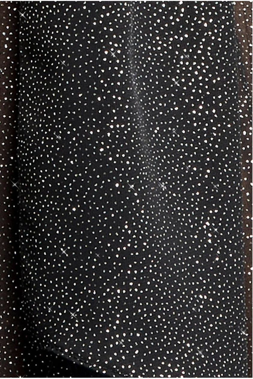 Goddiva Glitter Chiffon Scarf