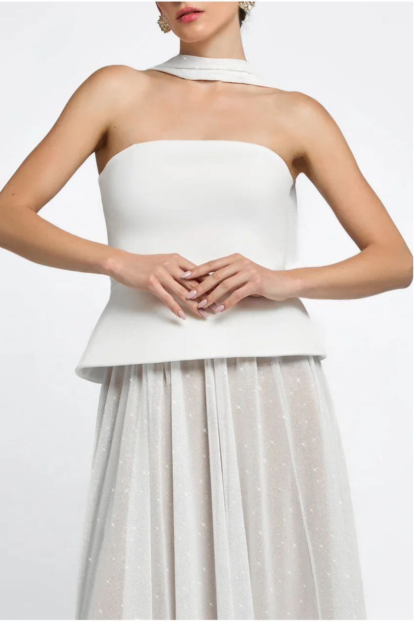 Goddiva Glitter Chiffon Scarf