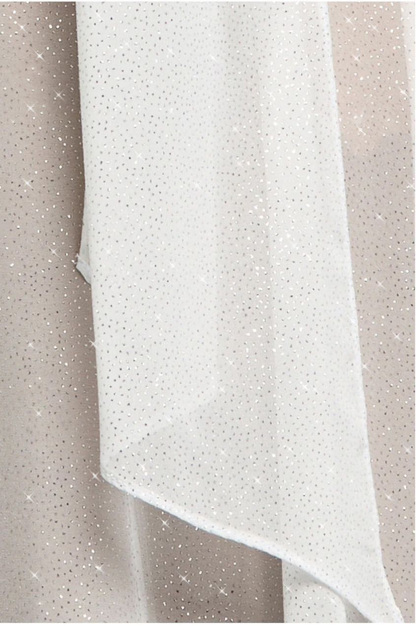 Goddiva Glitter Chiffon Scarf