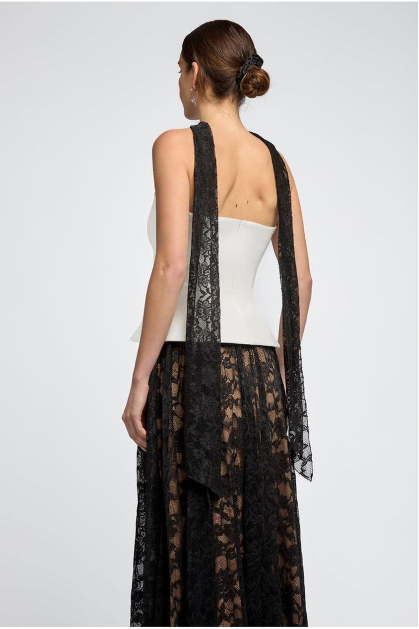 Goddiva Floral Lace Scarf