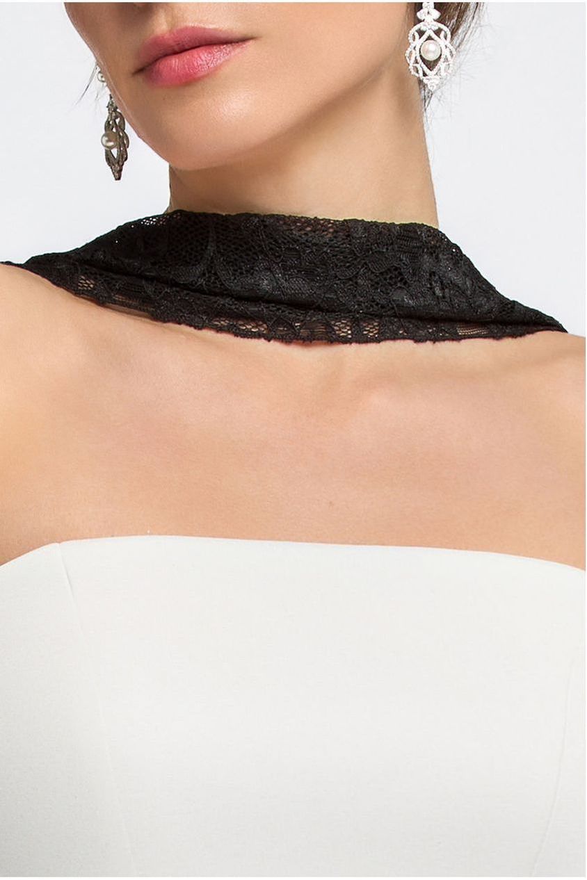 Goddiva Floral Lace Scarf