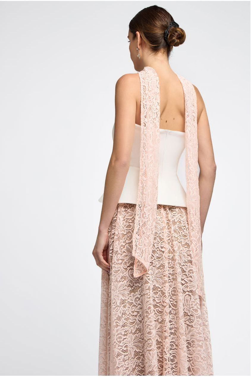 Goddiva Floral Lace Scarf