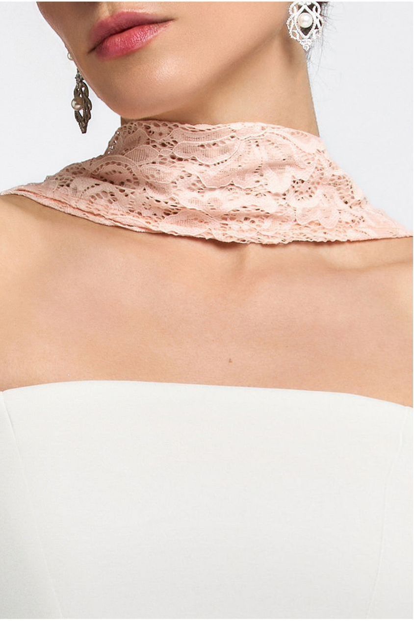 Goddiva Floral Lace Scarf