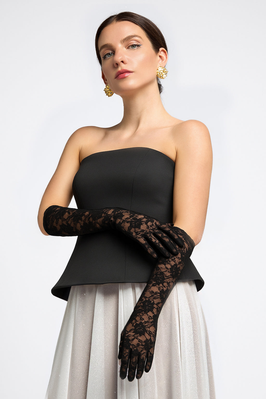 Goddiva Stretch Lace Gloves