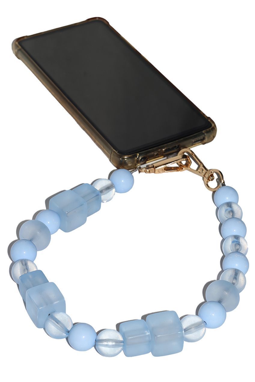 Goddiva Accessories Acrylic Phone Strap - Matte Blue