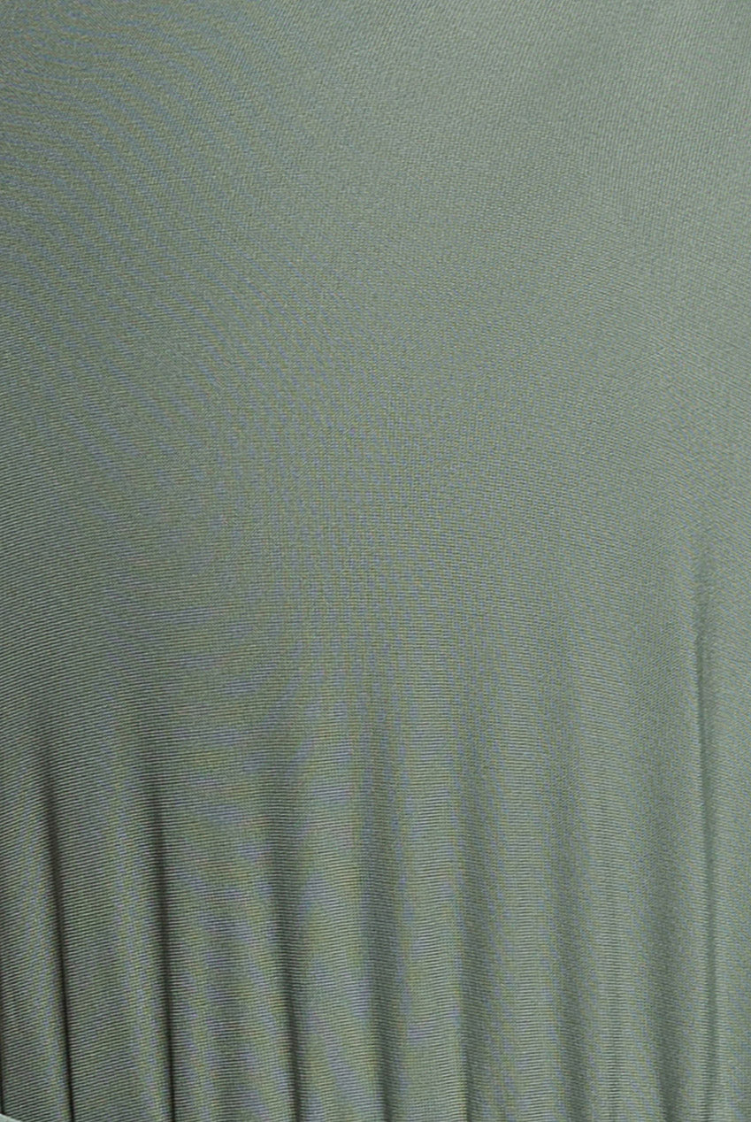 Goddiva Multiway Tie-Up Maxi Dress - Dark Sage