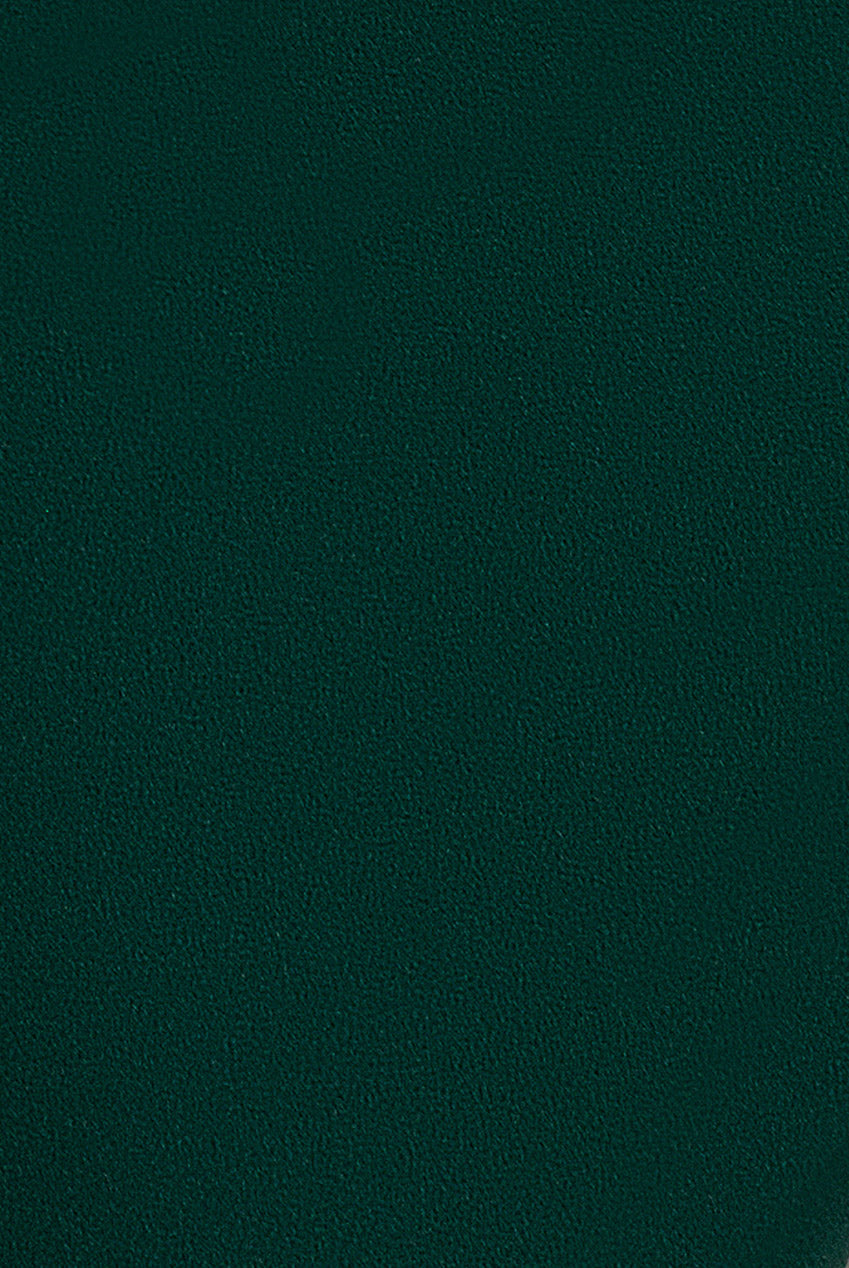 Goddiva Peplum Halter Neck Maxi Dress With Diamante Buckle - Emerald Green
