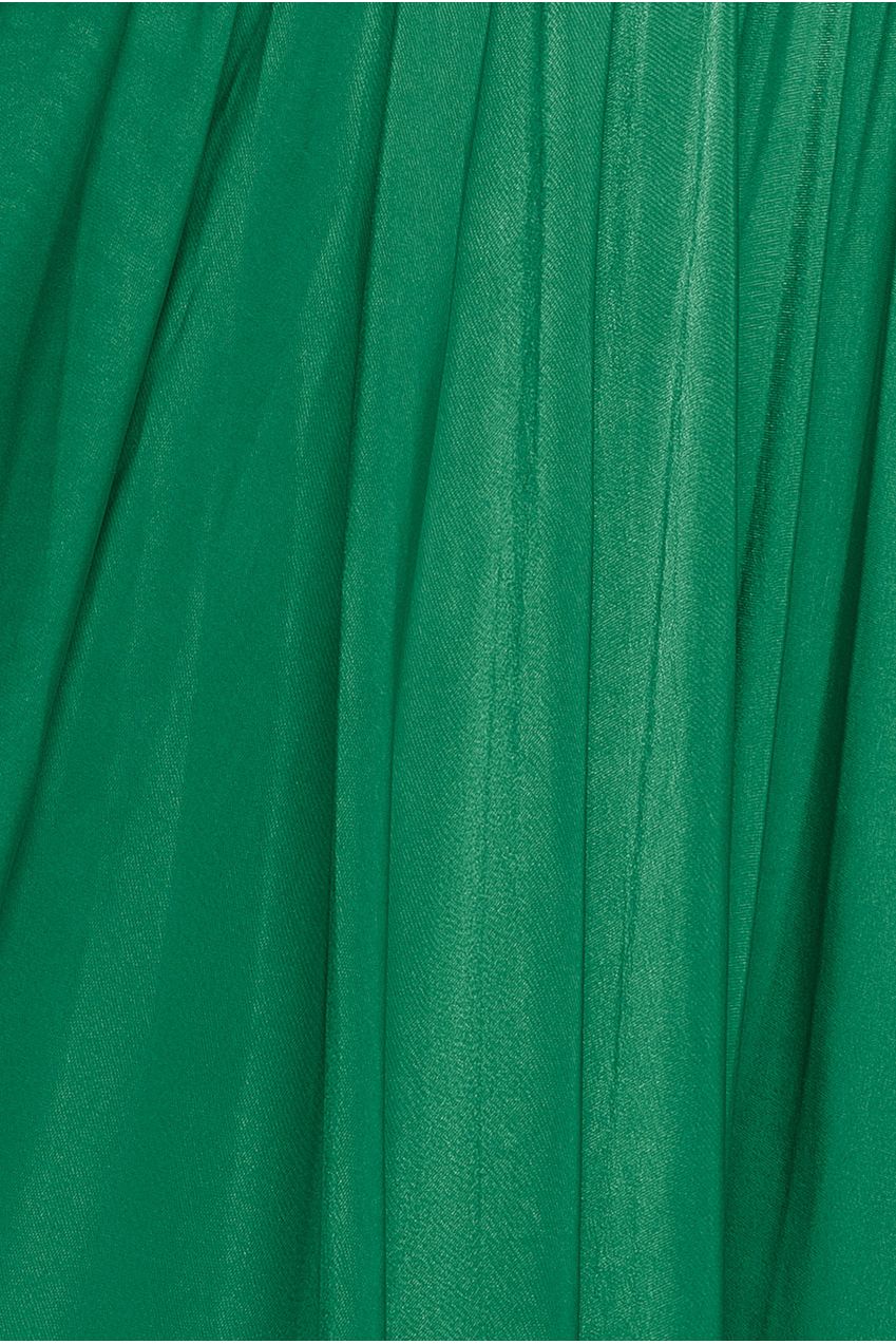 Goddiva Soft Touch Multiway Skater Mini Dress - Emerald Green
