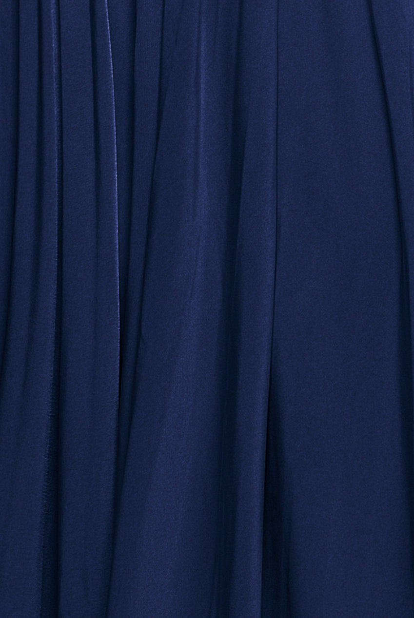 Goddiva Soft Touch Multiway Skater Mini Dress - Navy Blue