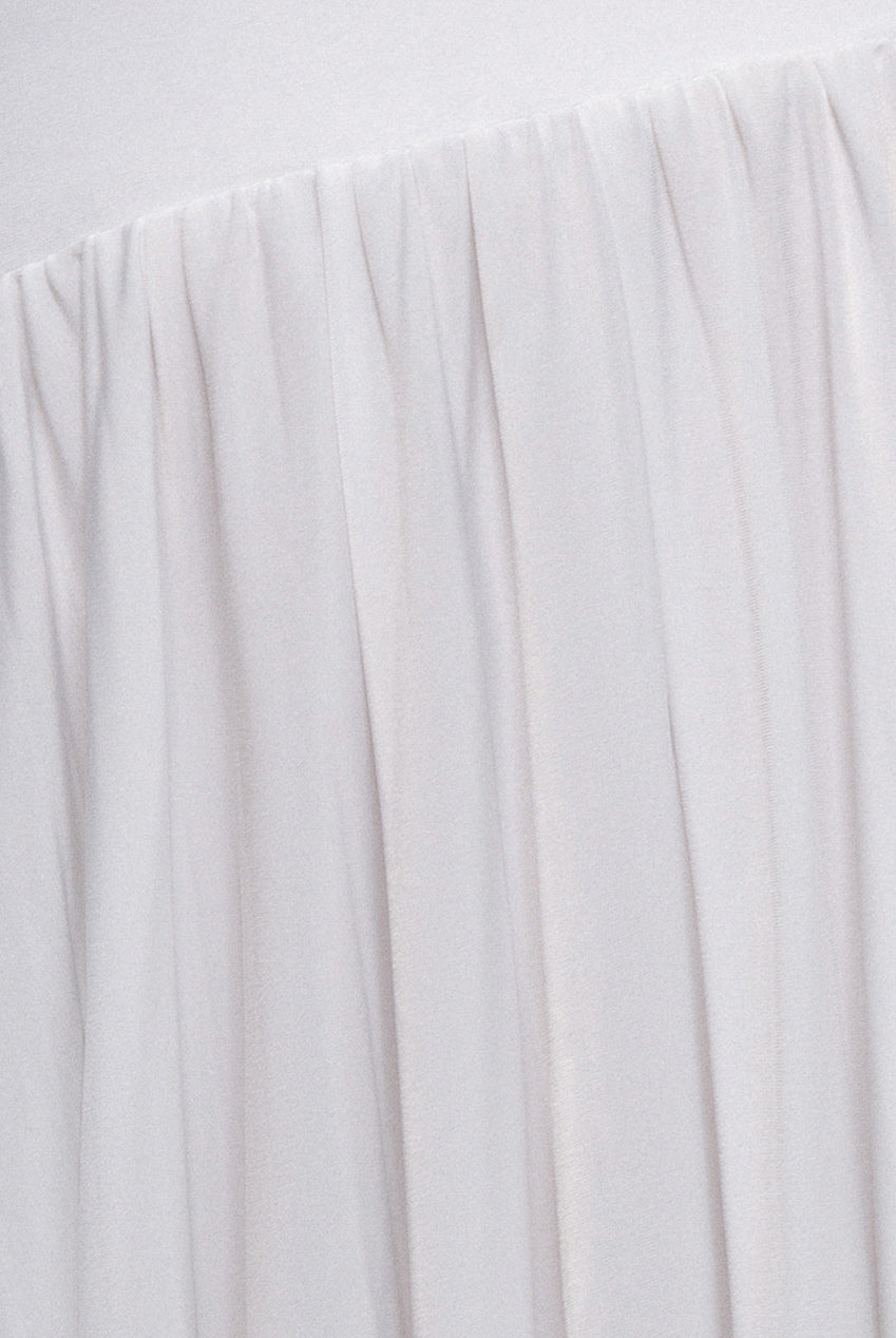 Goddiva Soft Touch Multiway Skater Mini Dress - White