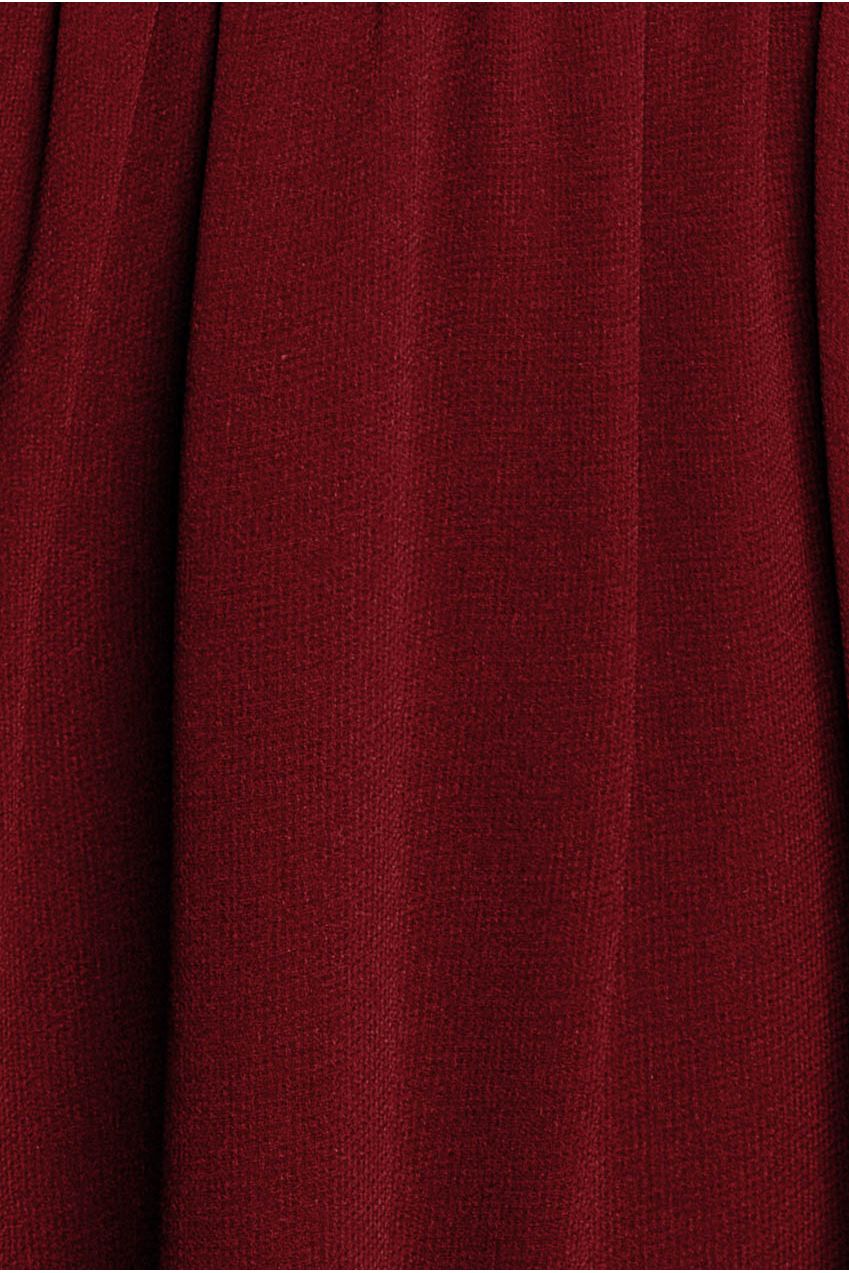 Goddiva Chiffon Flutter Sleeve Wrap Midi Dress - Berry