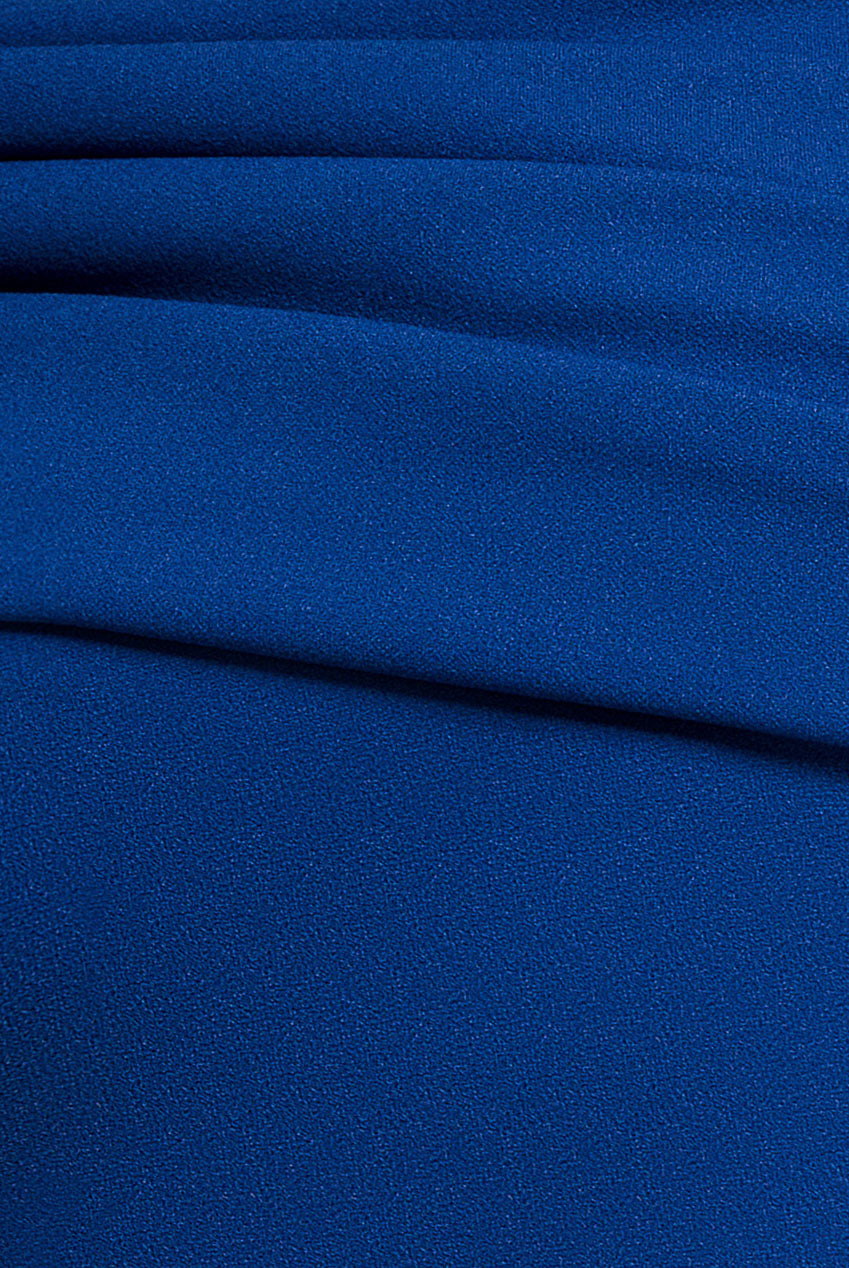 Goddiva One Shoulder Evening Maxi Dress - Royal Blue