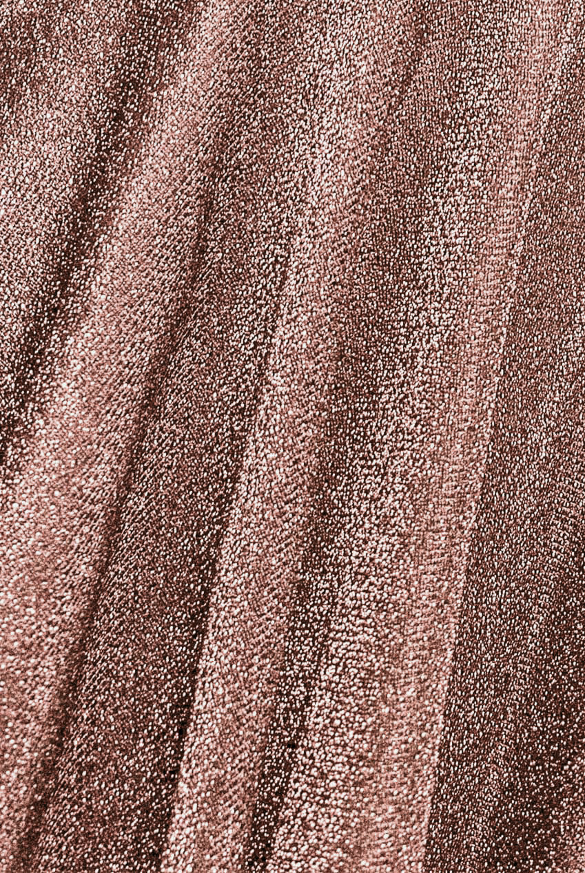 Goddiva Sparkle Lurex Mini Skater Dress - Blush Pink