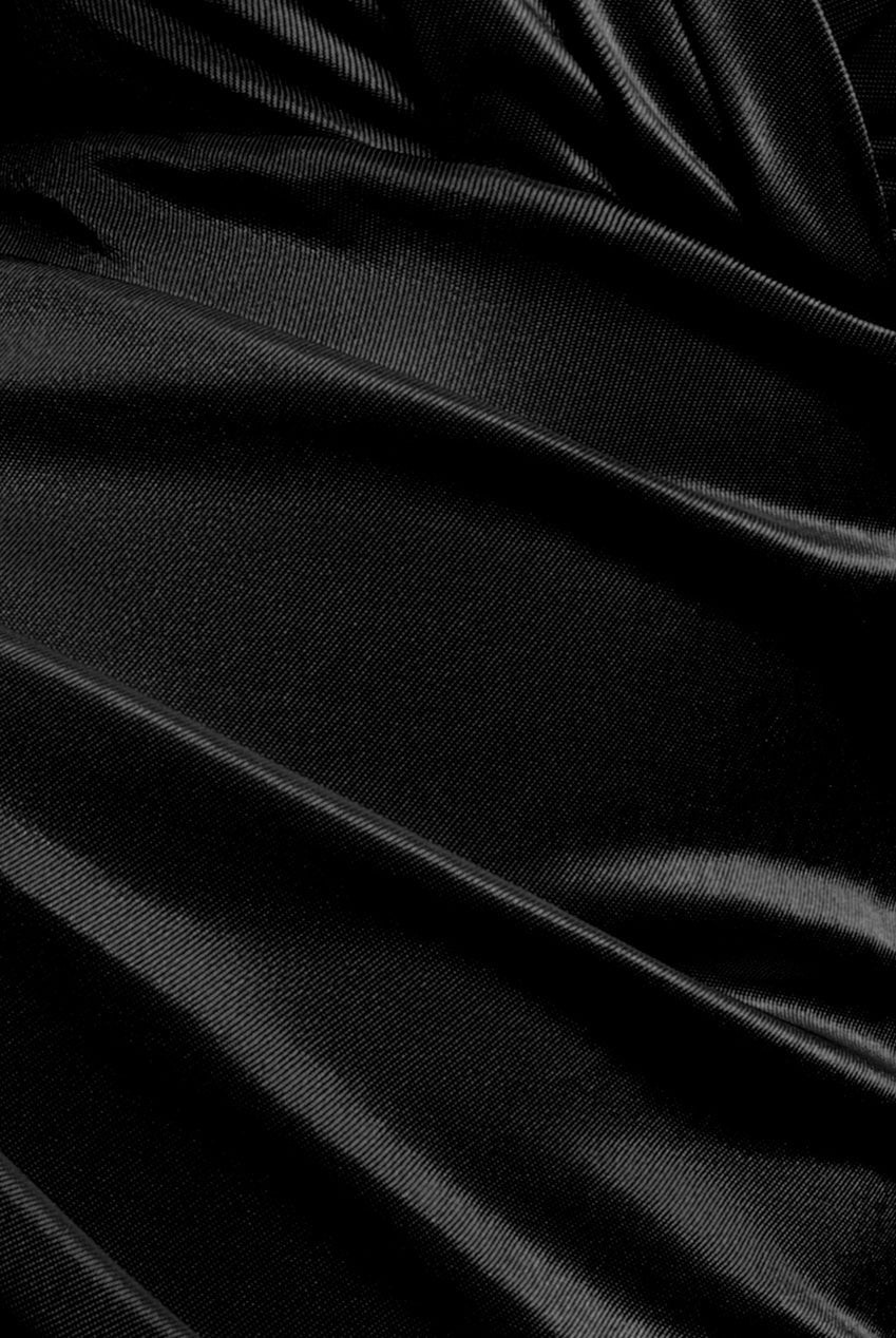 Goddiva Satin Off The Shoulder Maxi Dress - Black