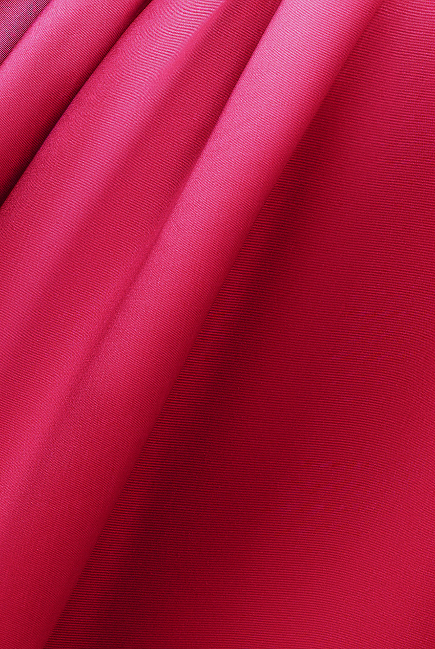 Goddiva Sequin & Satin Dipped Hem Midi - Hot Pink