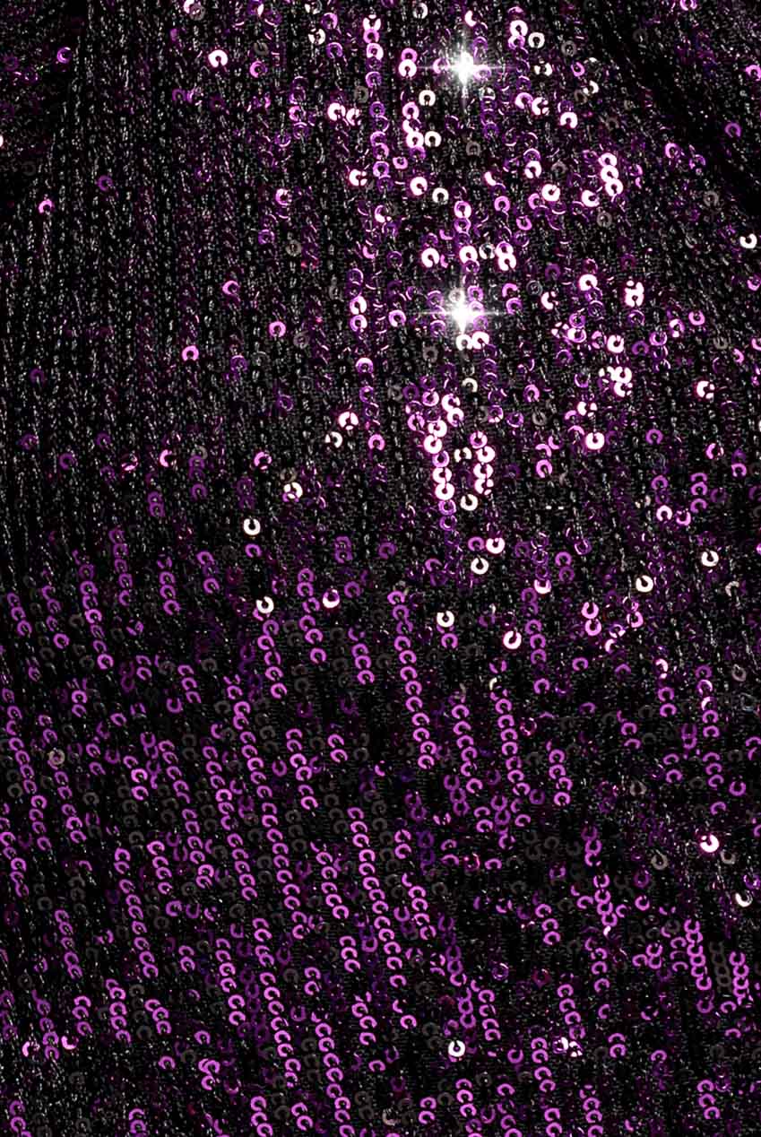 Goddiva One Shoulder Asymmetric Midi Dress - Purple