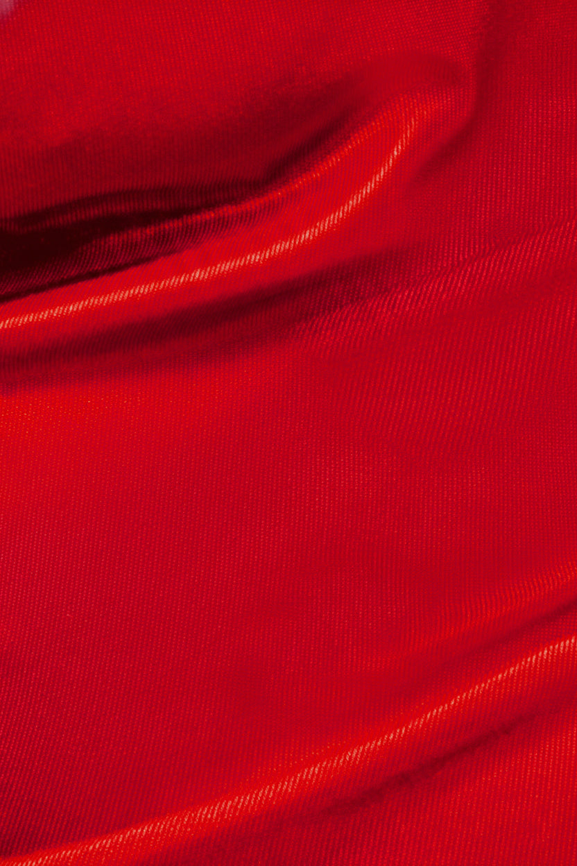 Goddiva Halter Cowl Neck Back Maxi Dress - Red