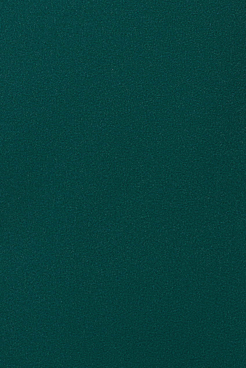 Goddiva Diamante Brooch Thigh Split Mermaid Maxi Dress - Emerald