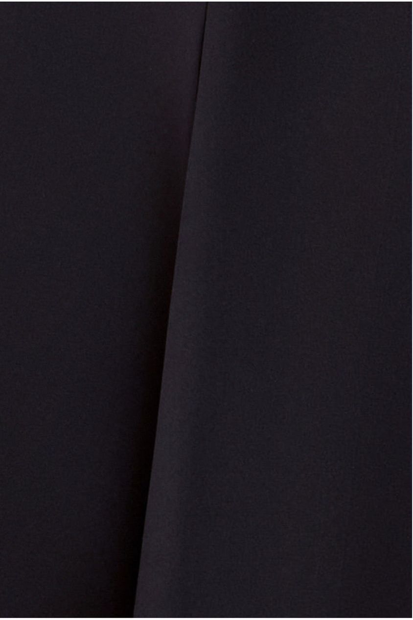 Goddiva Cap Sleeve Plunging V-Neckline Skater Mini Dress - Black