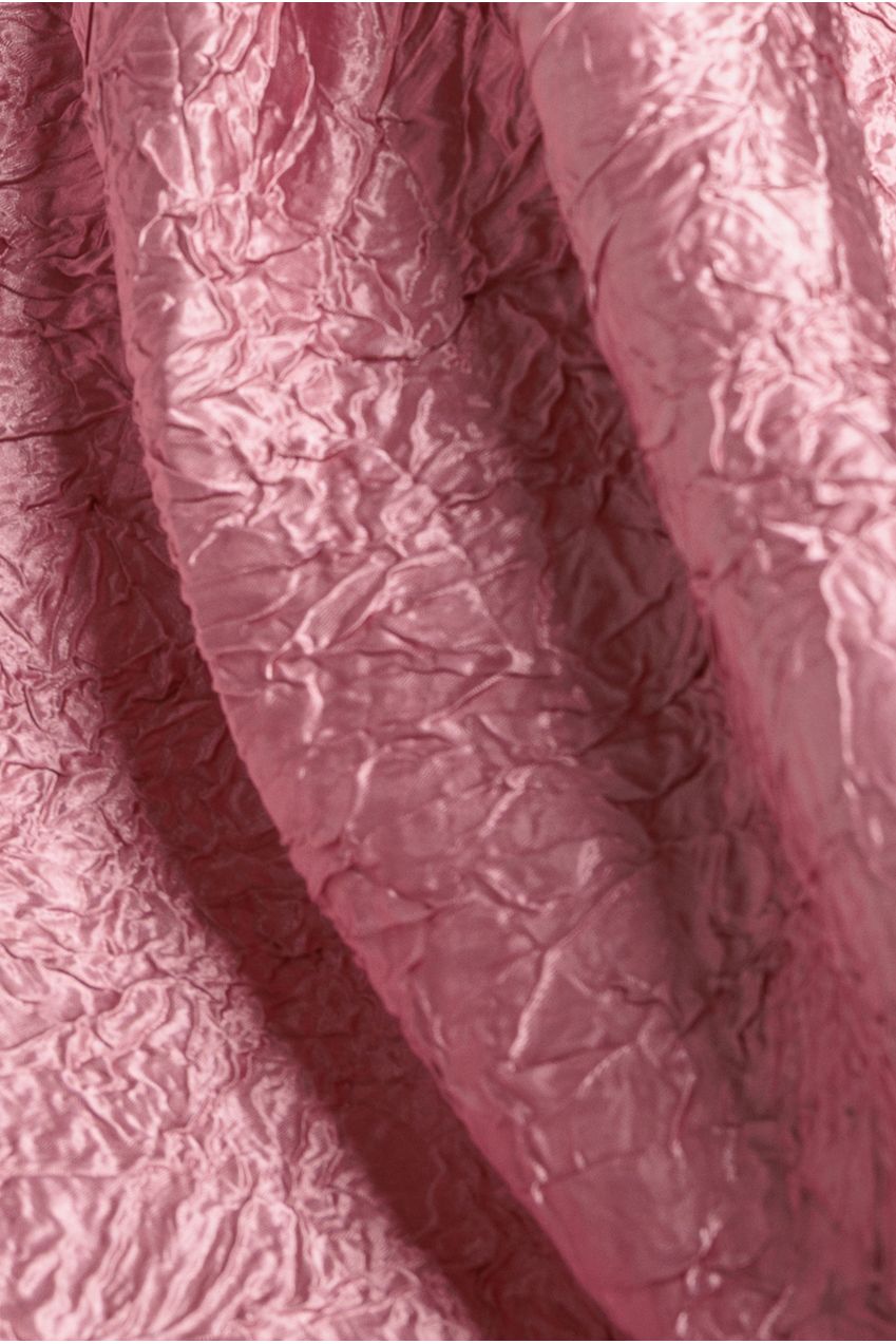 Goddiva Crushed Satin Sleeveless A Line Midi Dress - Blush Pink