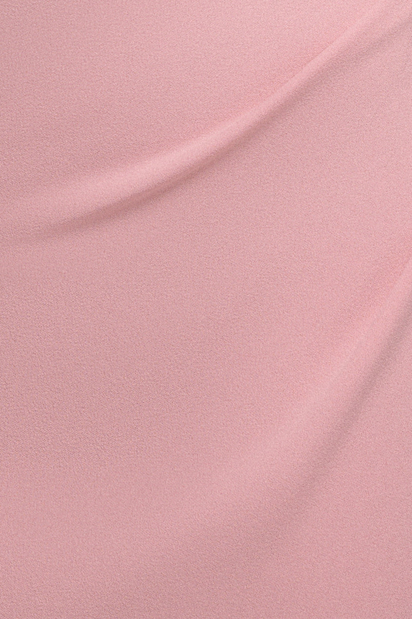 Goddiva Off The Shoulder Draped Sleeve Maxi Dress With Diamante Neckline - Blush Pink