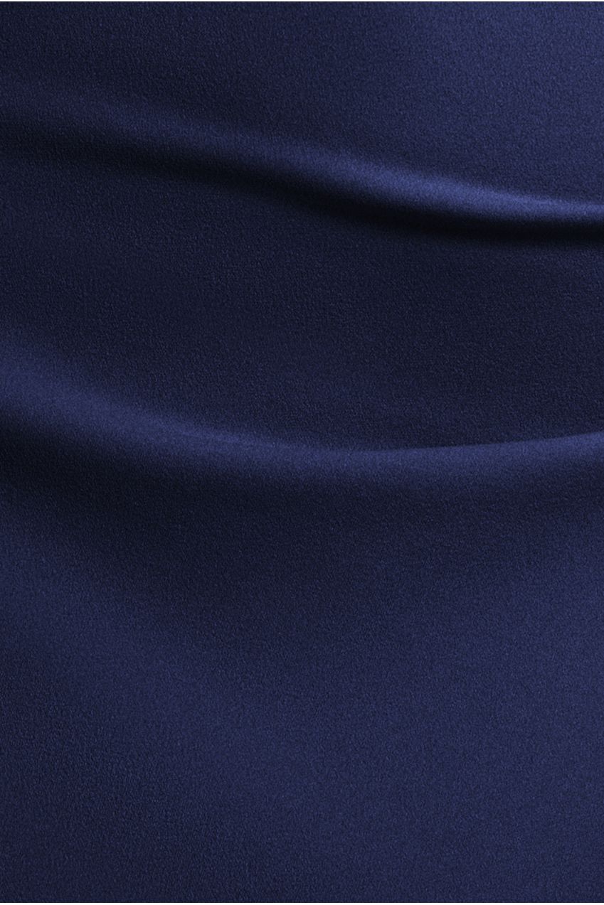 Goddiva Off The Shoulder Draped Sleeve Maxi Dress With Diamante Neckline - Navy Blue