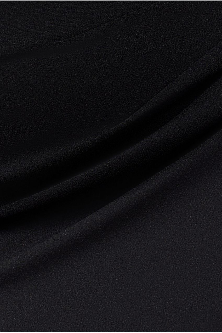 Goddiva Off The Shoulder 3D Puffed Sleeve Sweetheart Maxi Dress - Black