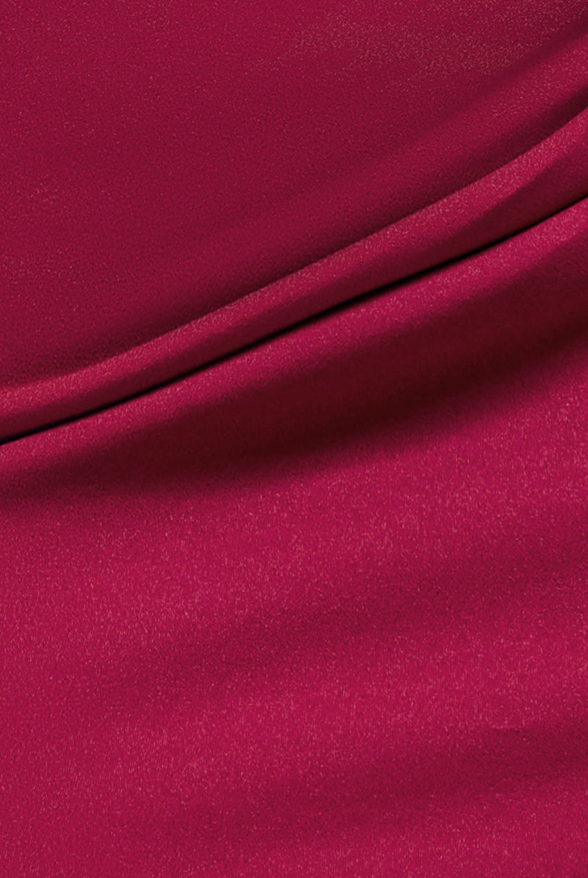 Goddiva Off The Shoulder 3D Puffed Sleeve Sweetheart Maxi Dress - Burgundy