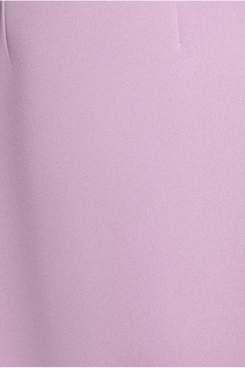Goddiva Boatneck Open Back Scuba Mini Dress - Lilac