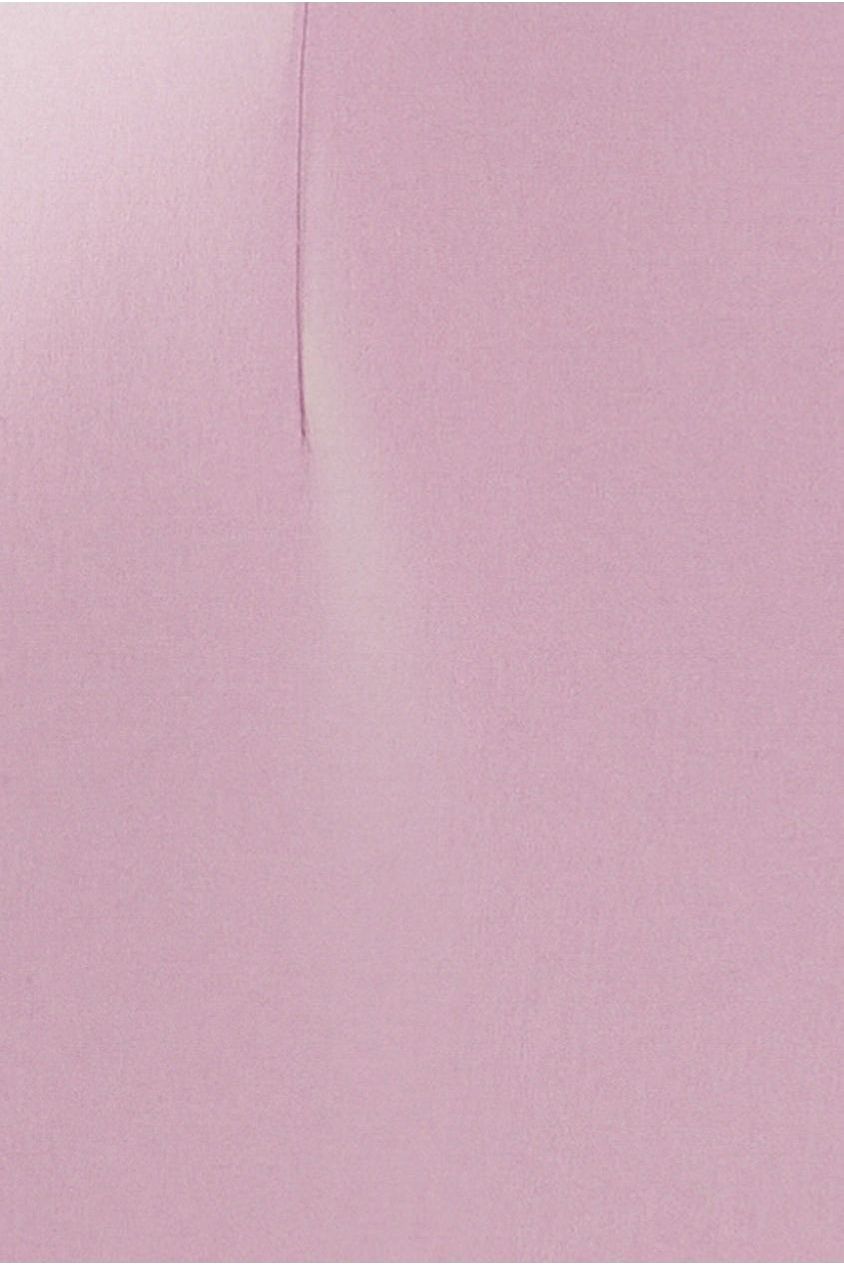 Goddiva Boatneck Open Back Scuba Mini Dress - Lilac