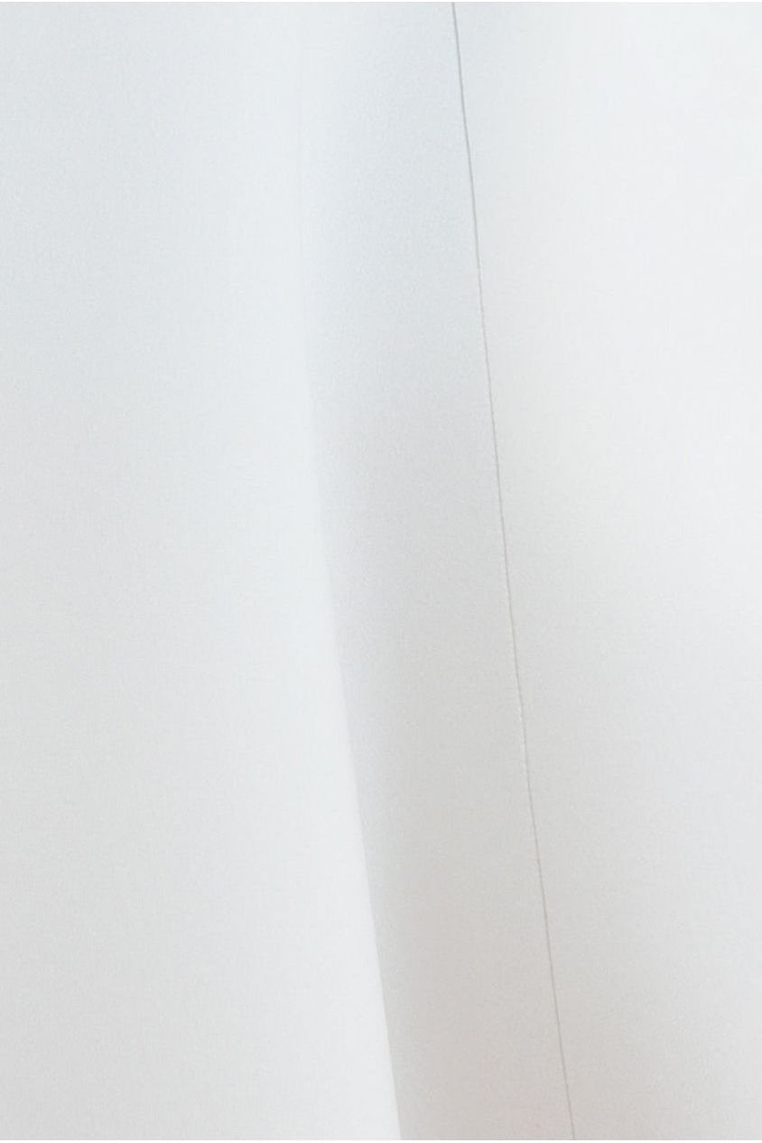 Goddiva Sparkle Chiffon Cowl Bardot Skater Mini Dress - Cream