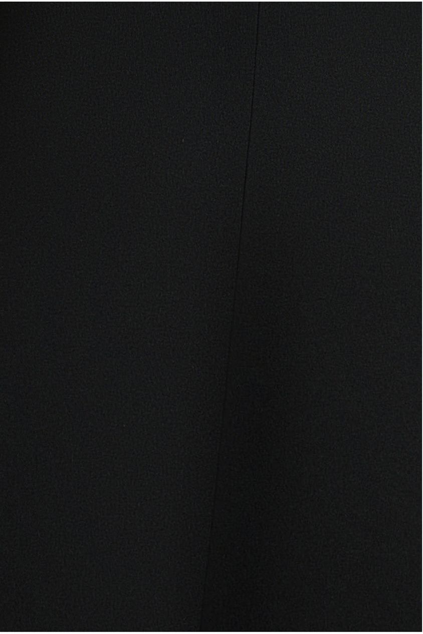 Goddiva Contrast Off Shoulder Back Satin Bow Scuba Mini Dress - Black Cream