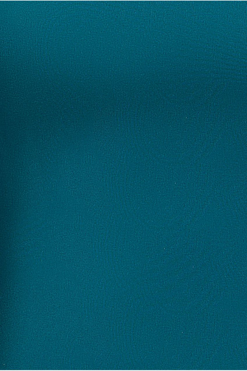 Goddiva Halter Neck Puff Hem Mermaid Midaxi Dress - Emerald Green