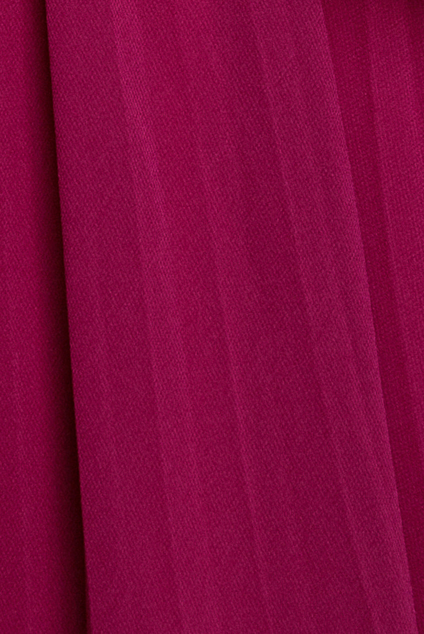Goddiva Sleeveless Pleated Chiffon Multiway Scarf Maxi Dress - Magenta