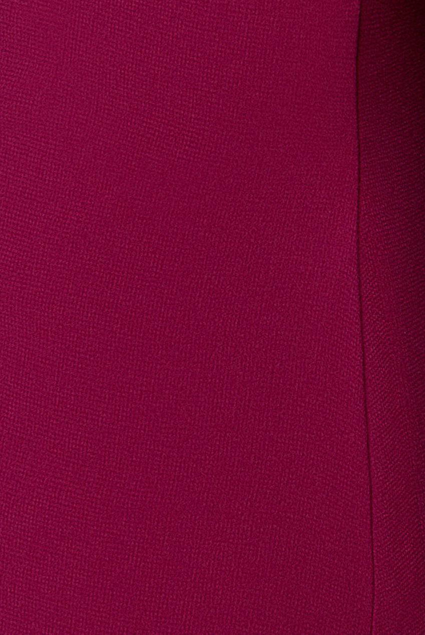 Goddiva Cross Front Scarf Back Chiffon Mermaid Maxi Dress - Magenta