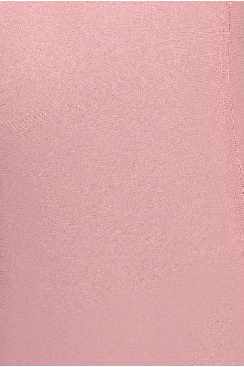 Goddiva Multiway Cape Chiffon With Embellished Trim Maxi Dress - Blush Pink