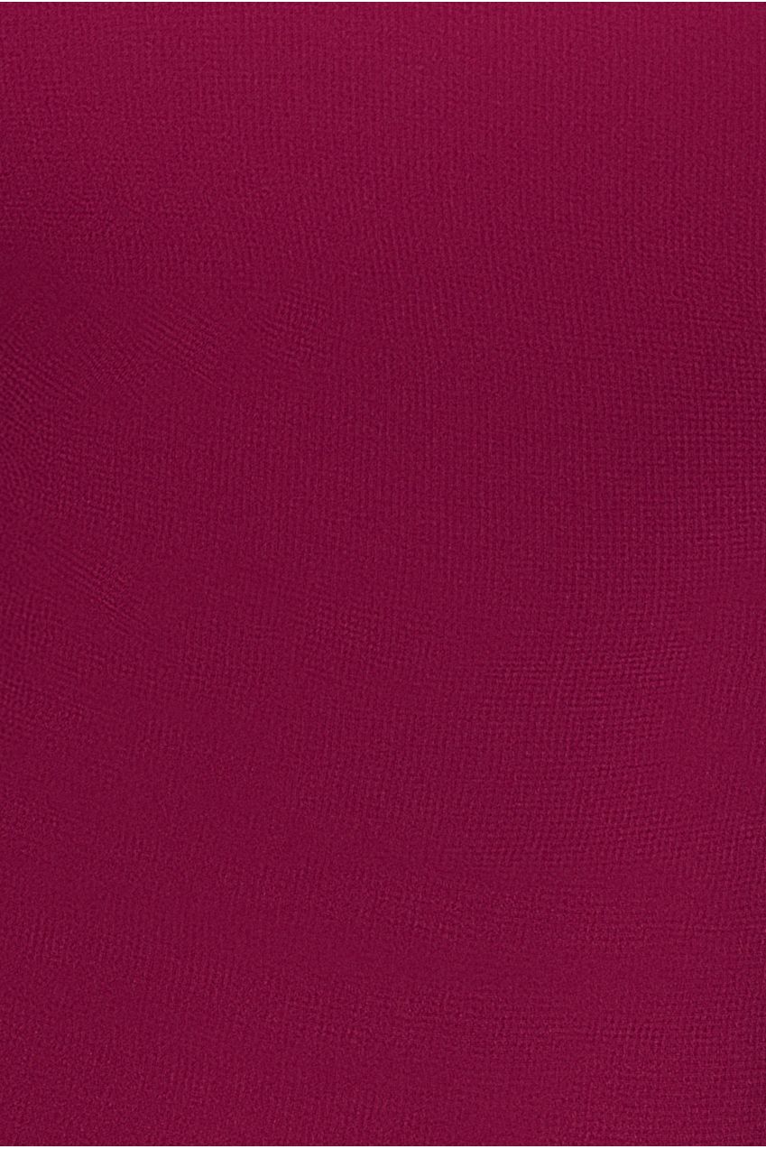 Goddiva Multiway Cape Chiffon With Embellished Trim Maxi Dress - Magenta