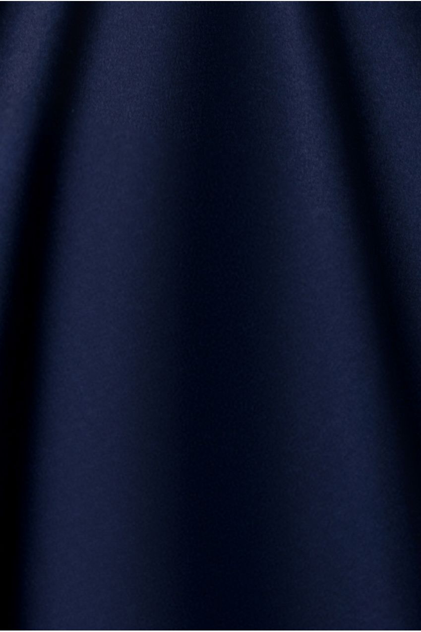 Goddiva One Shoulder A Line Midi Dress - Navy Blue