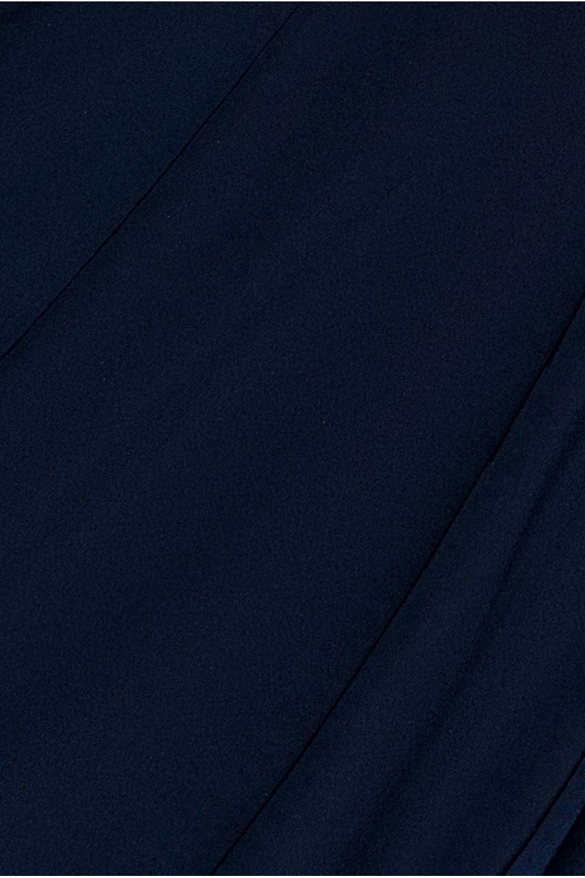 Goddiva Short Sleeve Wrap Mini Dress - Navy