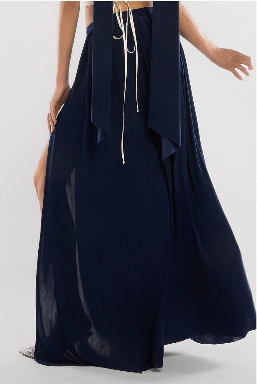 Goddiva Side Split Soft Touch Maxi Skirt