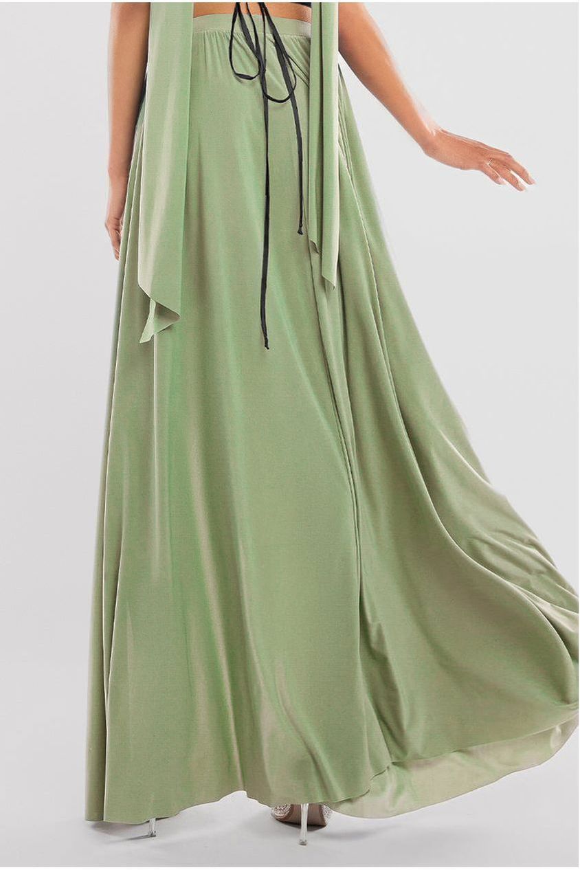 Goddiva Side Split Soft Touch Maxi Skirt