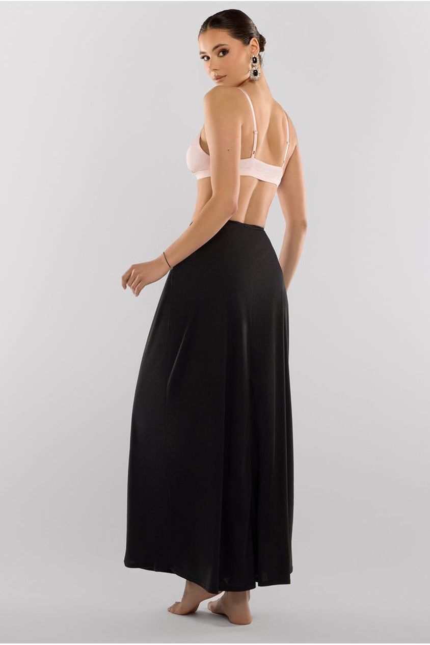 Goddiva Jersey Lining Maxi Skirt