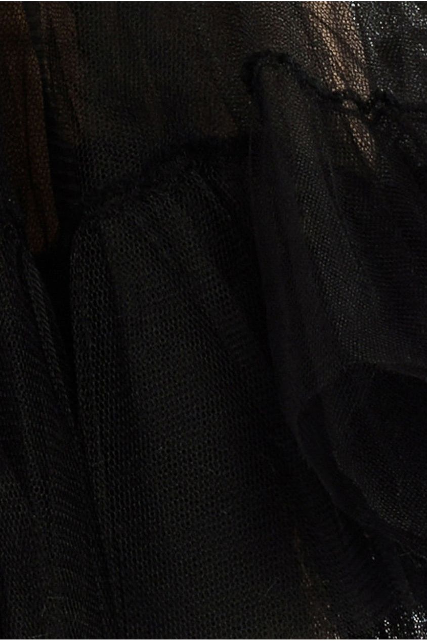 Goddiva Tulle Lining Mini Skirt