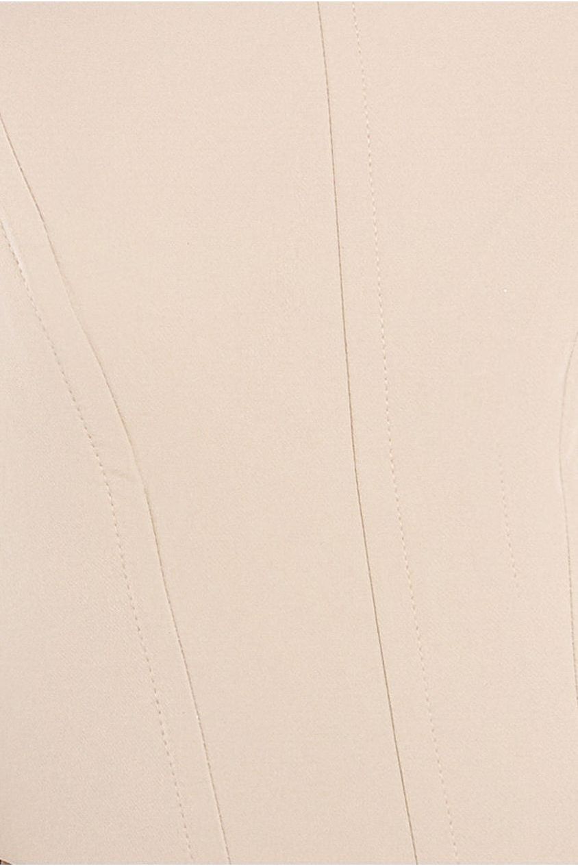 Goddiva Compact Crepe Lace Up Corset