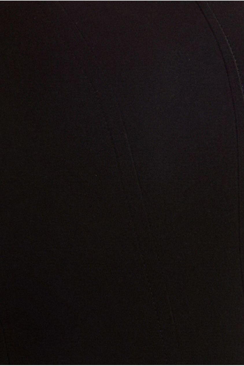 Goddiva Compact Crepe Lace Up Corset With Side Split Jersey Maxi Skirt & Scarf - Black & Sage Green