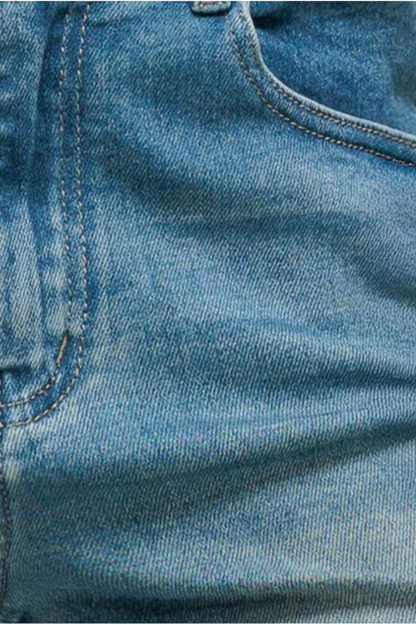 Goddiva denim Straight Leg Denim Jeans - Blue