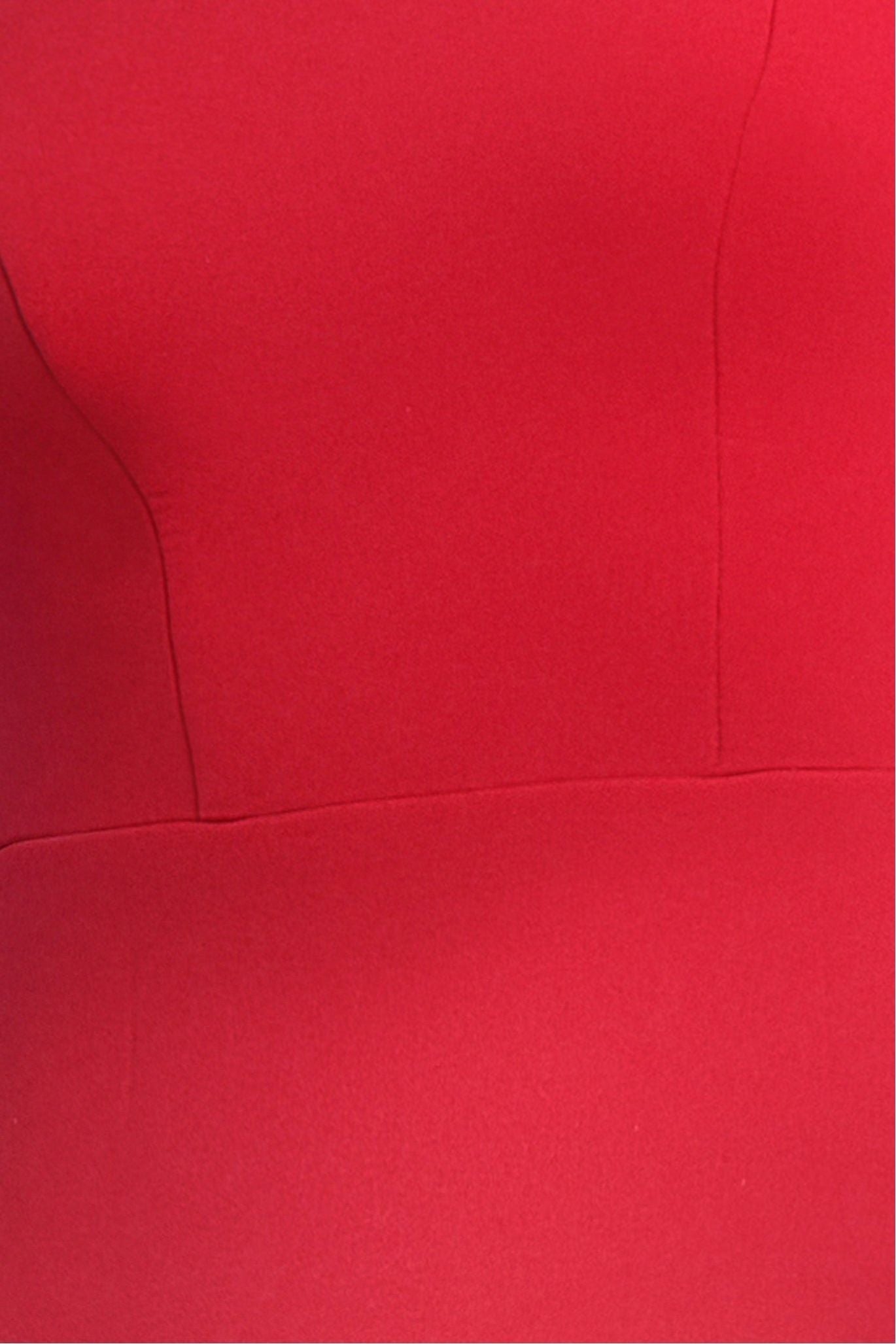 Goddiva Scuba Boobtube Peplum Hem Corset